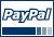 We accept PayPal as a payment method.